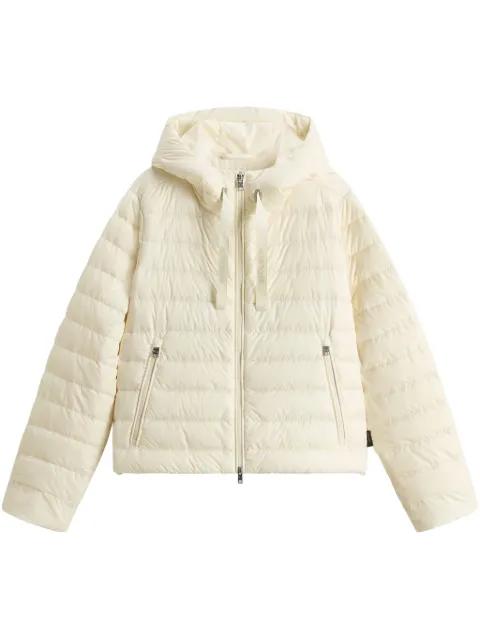 quilted hoodied jacket by WOOLRICH