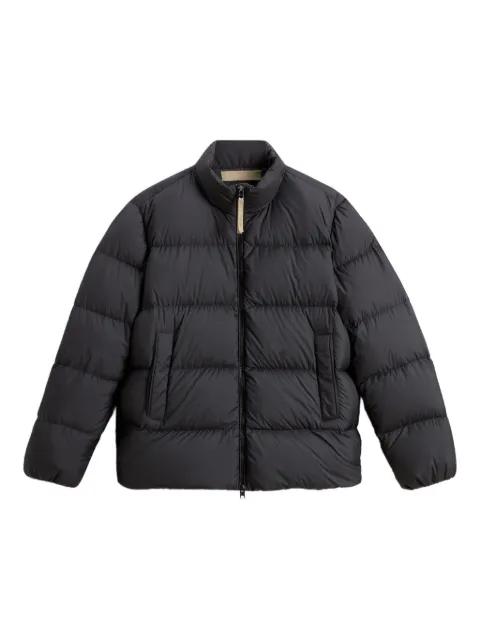quilted mock-neck jacket by WOOLRICH