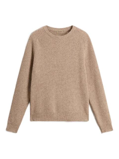 rib-knit crew neck sweater by WOOLRICH