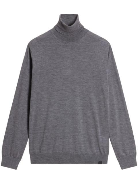 roll neck virgin wool sweater by WOOLRICH