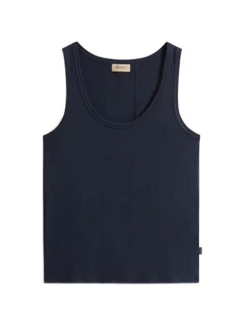round-neck side-label vest by WOOLRICH