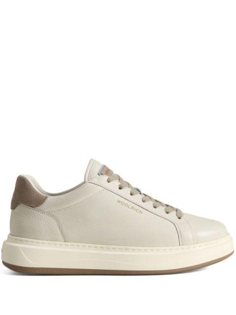 round-toe trainers by WOOLRICH