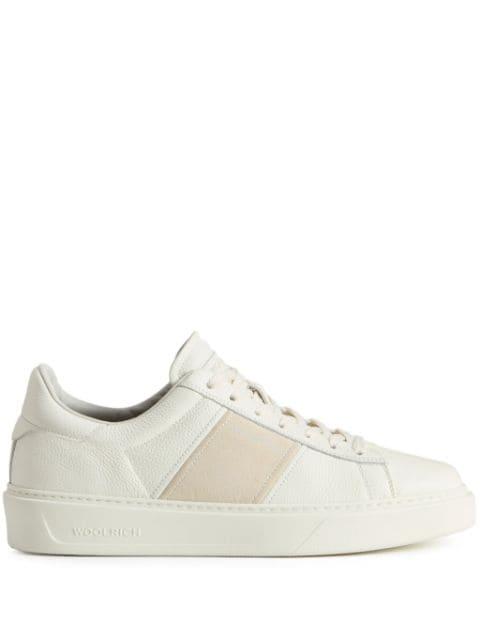 round-toe trainers by WOOLRICH
