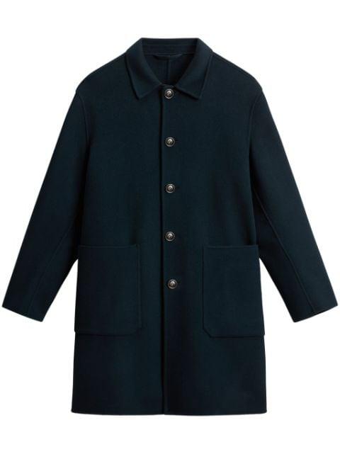 single-breasted coat by WOOLRICH