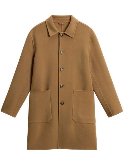 single-breasted coat by WOOLRICH