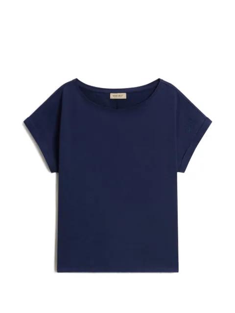 slub-cotton boat-neck T-shirt by WOOLRICH
