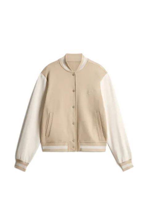 snap-button two-tone bomber jacket by WOOLRICH