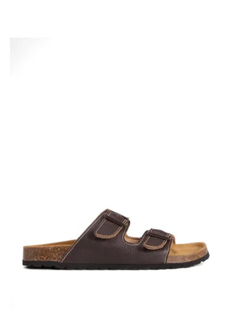 strap-details leather sandals by WOOLRICH