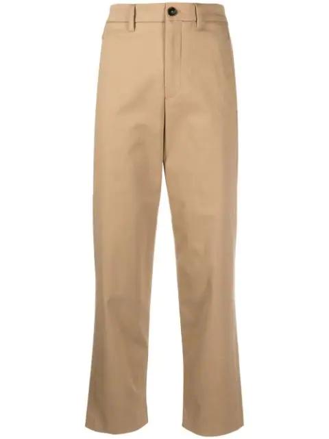 stretch-twill trousers by WOOLRICH