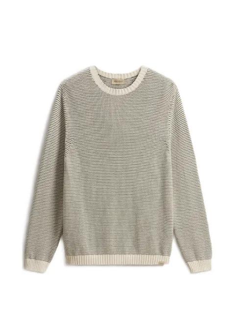 striped crew-neck sweater by WOOLRICH