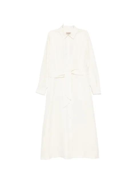 tie waist chemisier dress by WOOLRICH