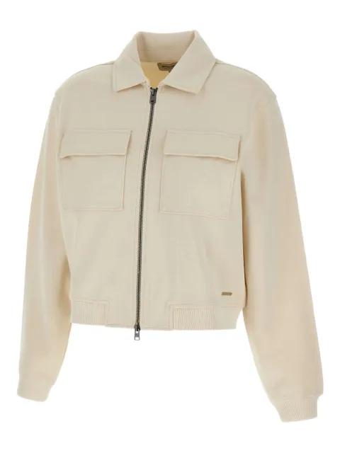two-way zip pocket sweatshirt by WOOLRICH