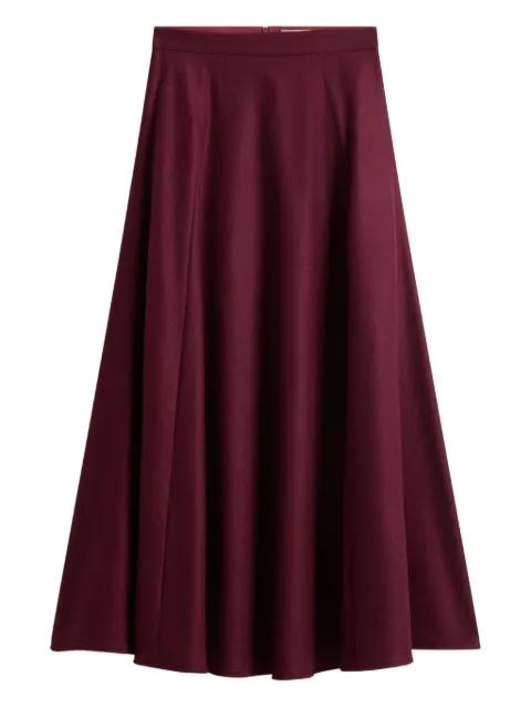 wool A-line skirt by WOOLRICH