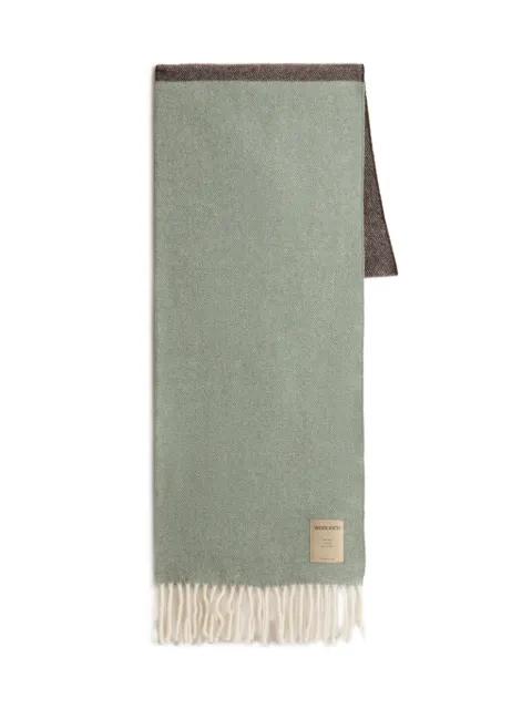 wool fringed scarf by WOOLRICH