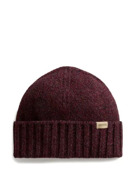 wool ribbed beanie by WOOLRICH