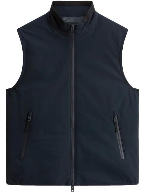 zip-up high-neck gilet by WOOLRICH