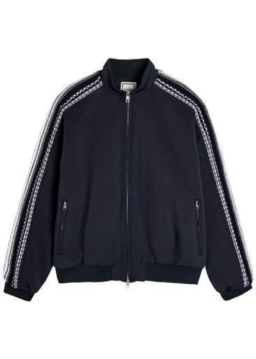 Embroidered jersey track jacket by WOOYOUNGMI