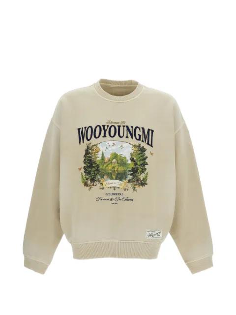 Garden Graphic sweatshirt by WOOYOUNGMI