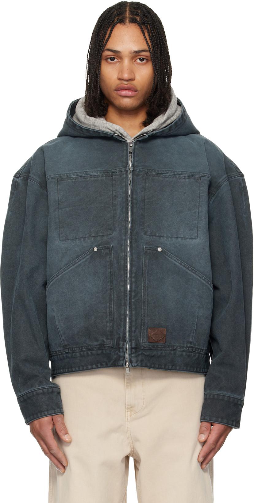 Gray Hood Dyed Jacket by WOOYOUNGMI