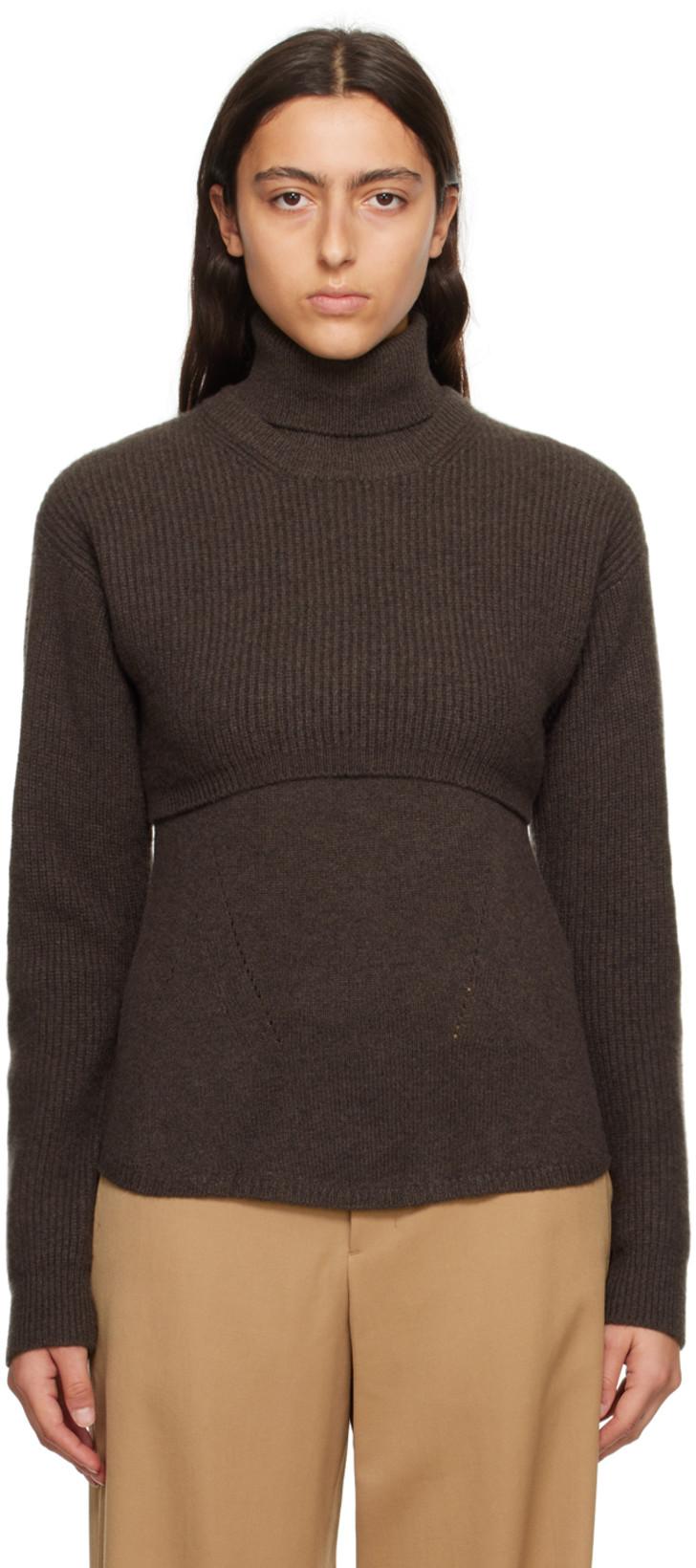 Gray Layered Turtleneck by WOOYOUNGMI