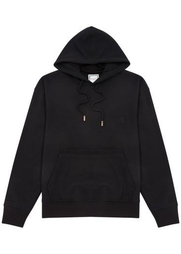 Logo-embroidered hoodied cotton sweatshirt by WOOYOUNGMI