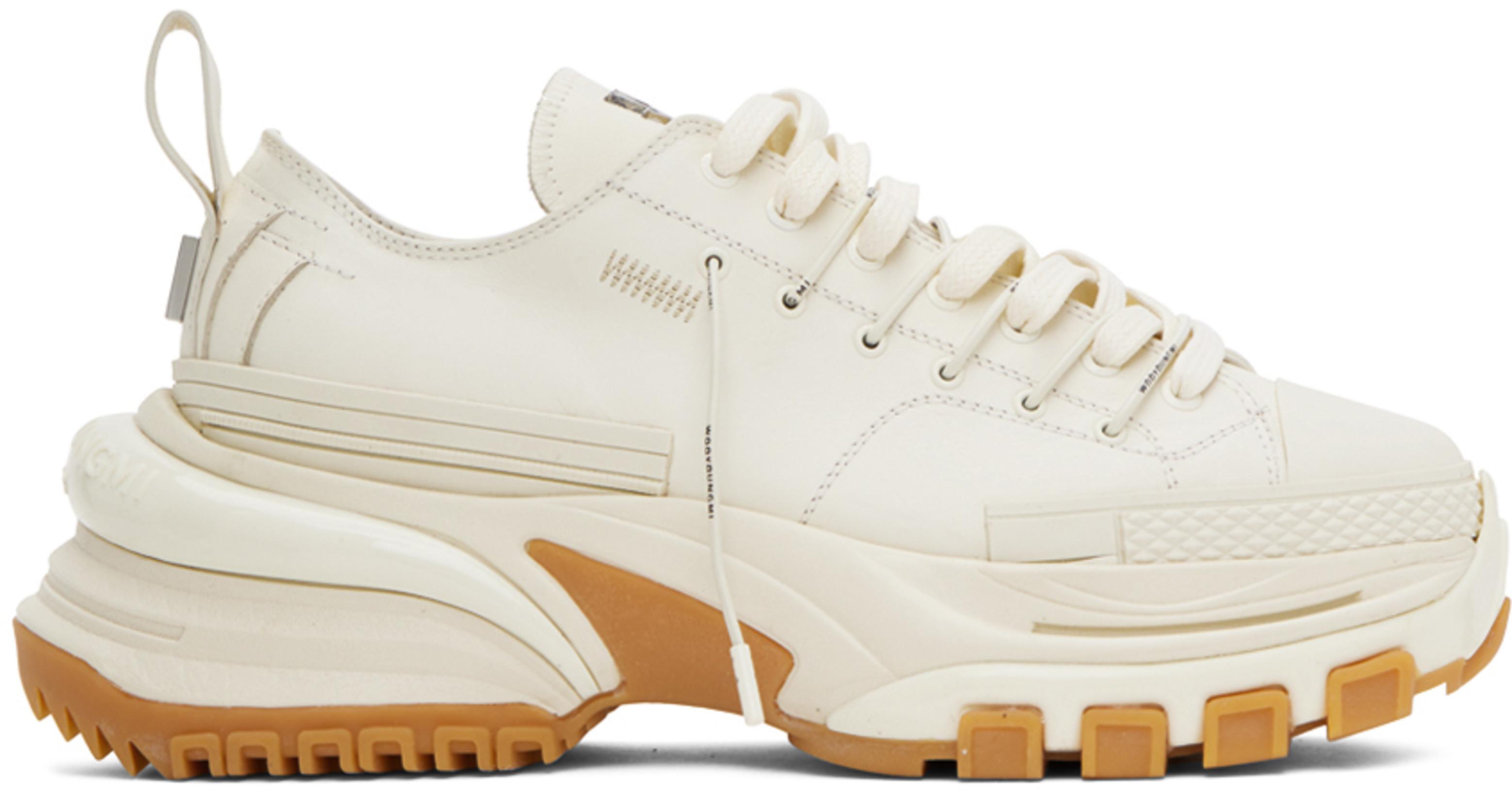 Off-White Double Lace Sneakers by WOOYOUNGMI