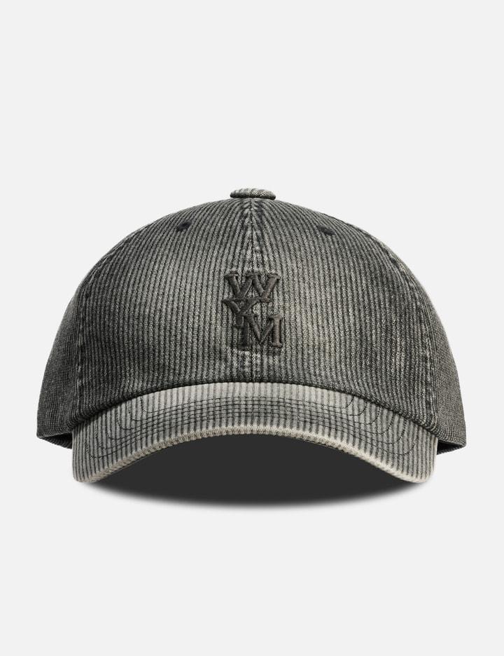 Ribbed Denim Logo Ball Cap by WOOYOUNGMI