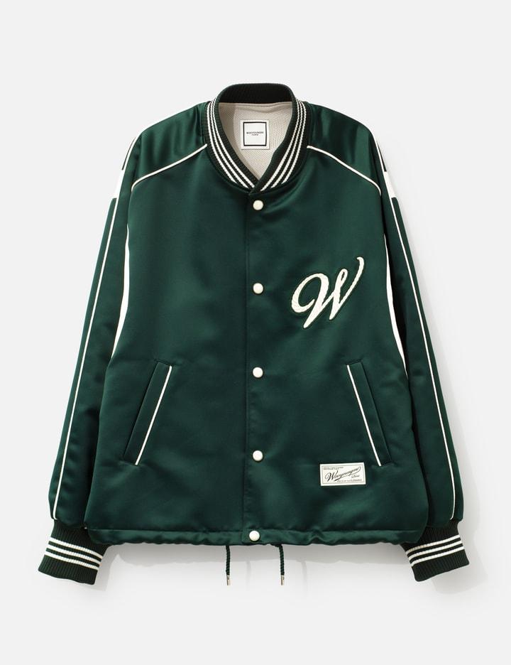Script Logo Baseball Jacket by WOOYOUNGMI