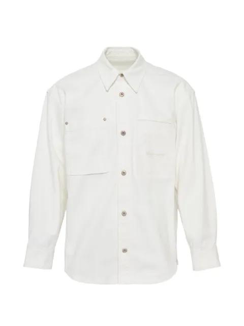 Shacket back floral-print jacket by WOOYOUNGMI