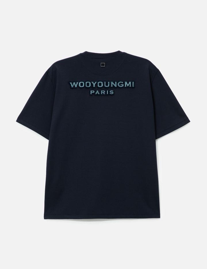 Tuft Embroidered Back Logo T-Shirt by WOOYOUNGMI