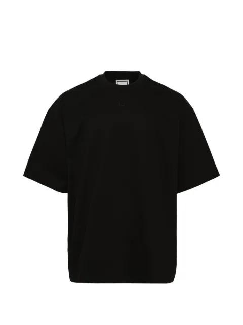 black T-shirt by WOOYOUNGMI