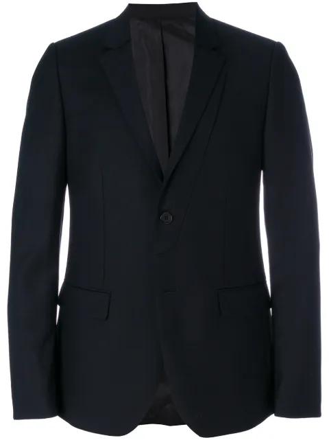 double lapel slim-fit blazer by WOOYOUNGMI