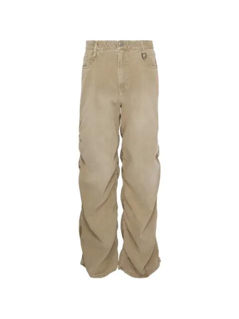 drawstring gather side trousers by WOOYOUNGMI