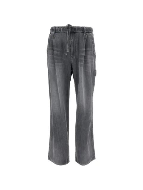 elasticated-waist jeans by WOOYOUNGMI