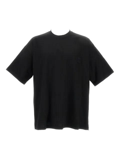 embroidered-logo T-shirt by WOOYOUNGMI