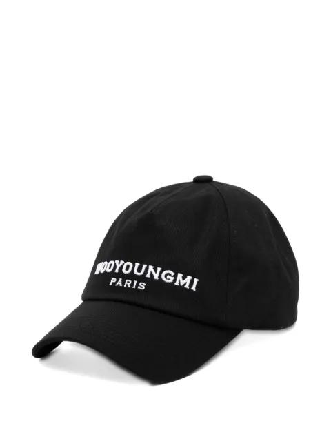 embroidered-logo baseball cap by WOOYOUNGMI