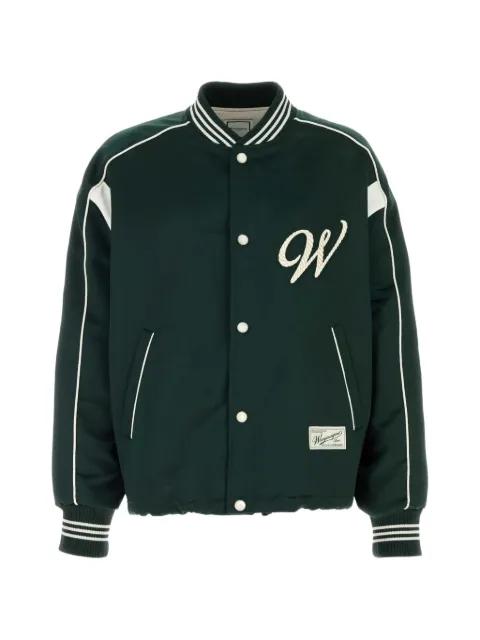 logo bomber jacket by WOOYOUNGMI