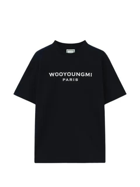 logo-detail oversized T-shirt by WOOYOUNGMI