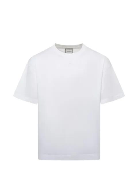 logo-embroidered T-shirt by WOOYOUNGMI