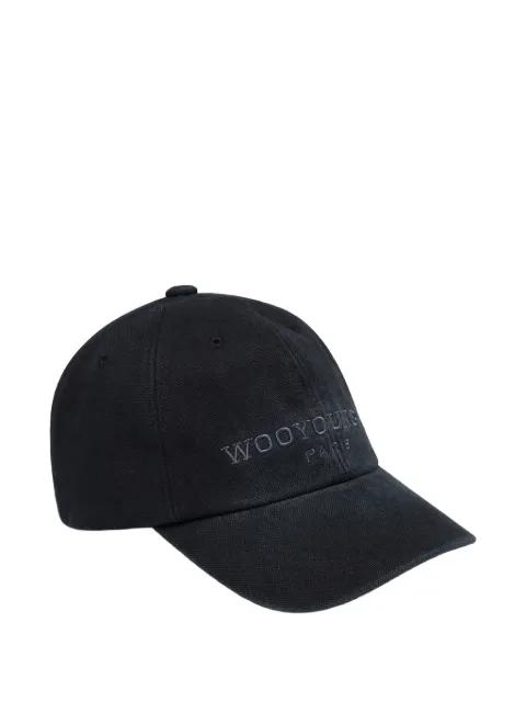 logo-embroidered cap by WOOYOUNGMI