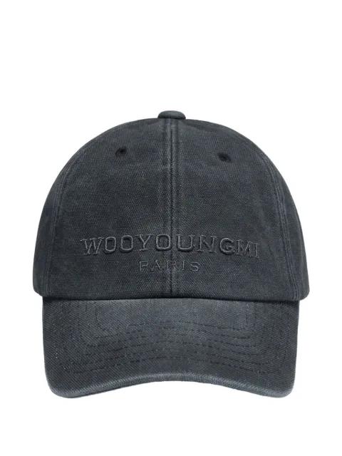 logo-embroidered cap by WOOYOUNGMI