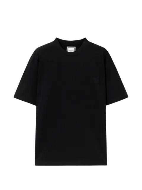 logo-lettering T-shirt by WOOYOUNGMI