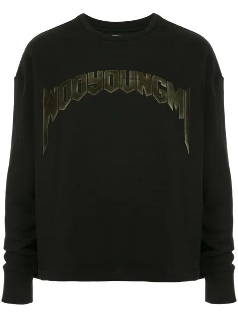logo sweatshirt by WOOYOUNGMI