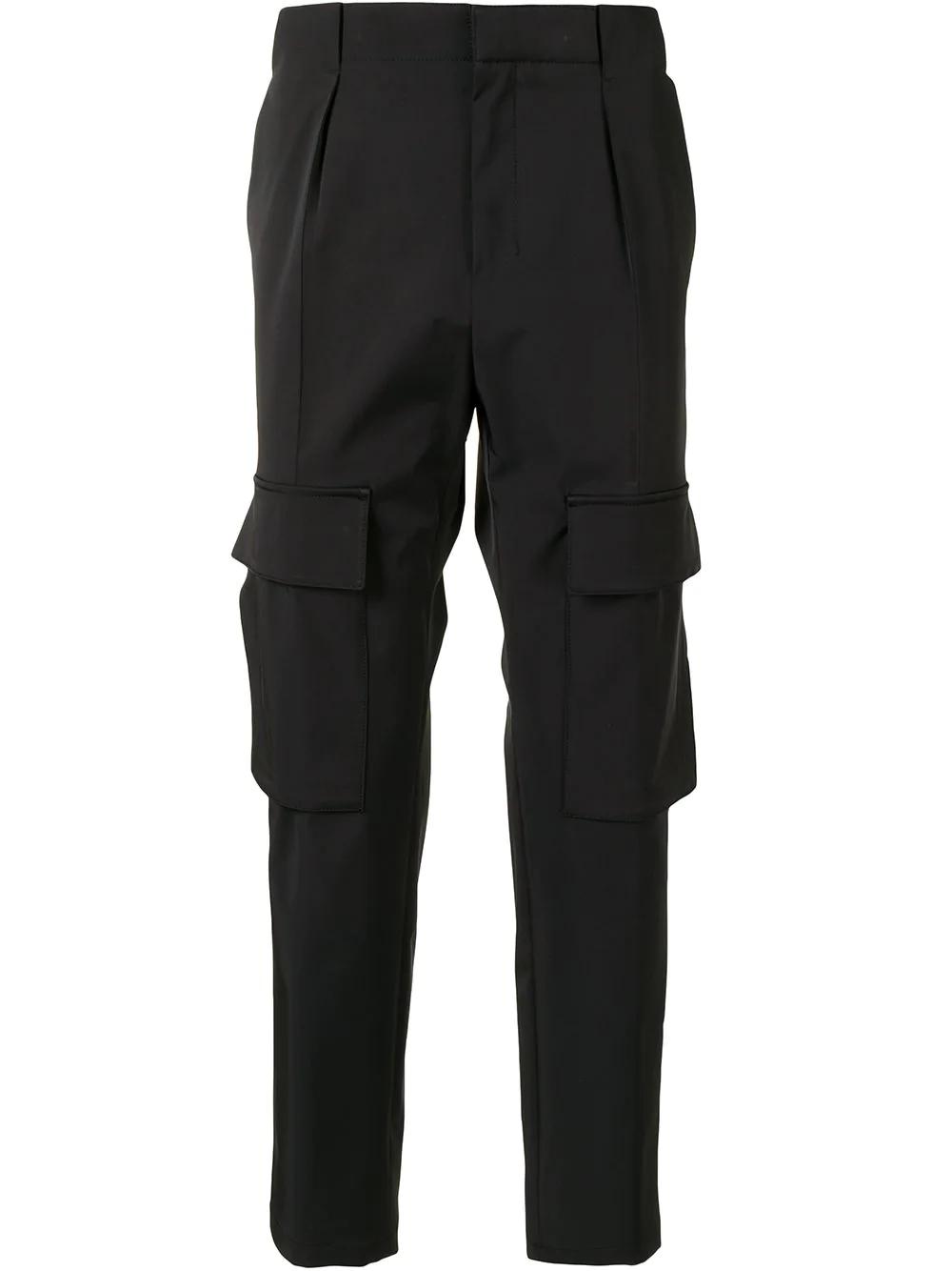 slim-fit cargo trousers by WOOYOUNGMI