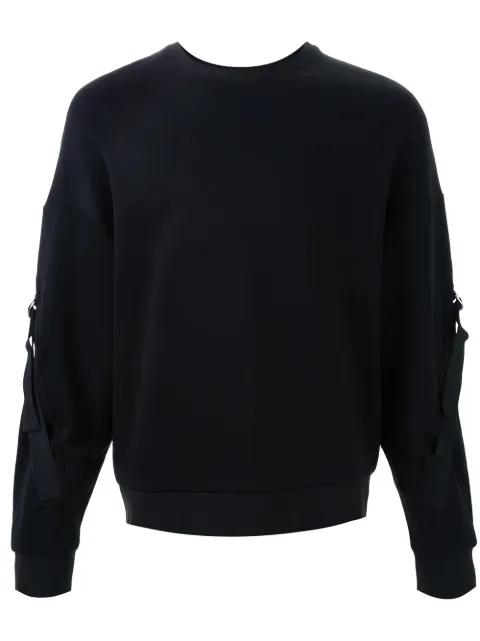 strap detail sweatshirt by WOOYOUNGMI