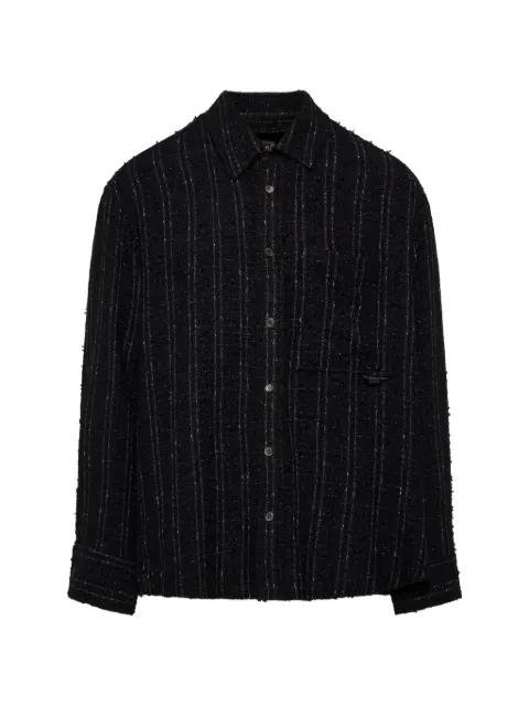 tweed button-up shirt by WOOYOUNGMI