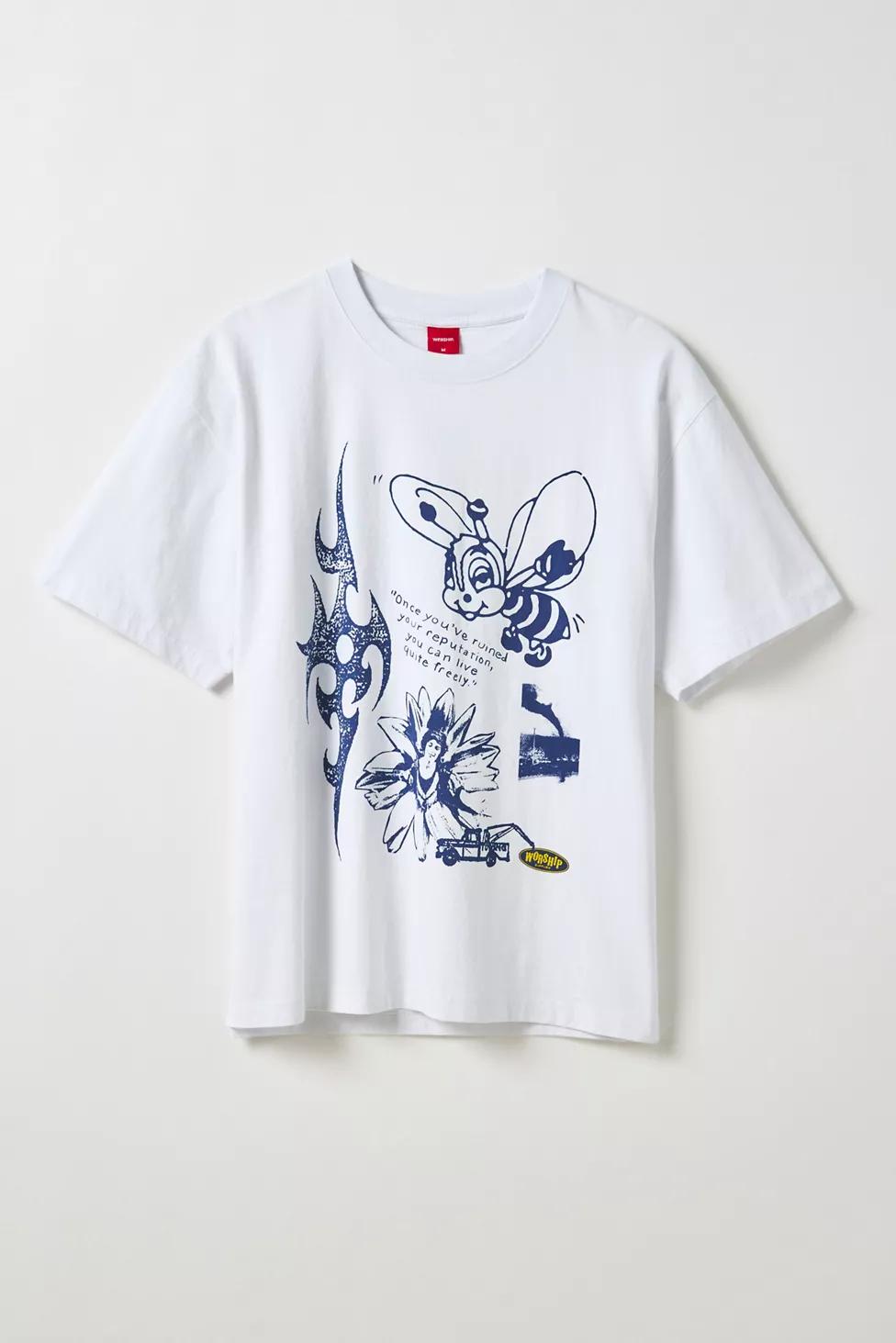 WORSHIP SUPPLIES Scatter Brain Graphic Tee by WORSHIP SUPPLIES