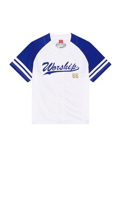 Worship Supplies Major League Shirt in White by WORSHIP SUPPLIES