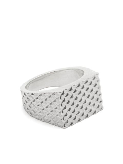 Midnight Children Textured ring by WOUTERS&HENDRIX
