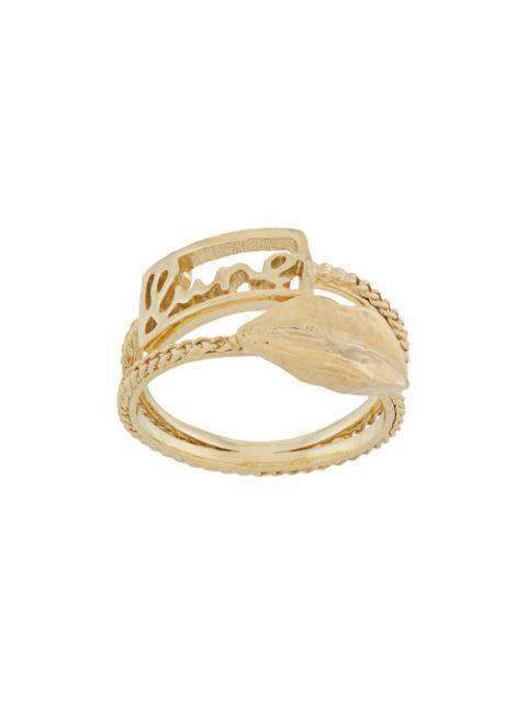 Mouth stacked ring by WOUTERS&HENDRIX